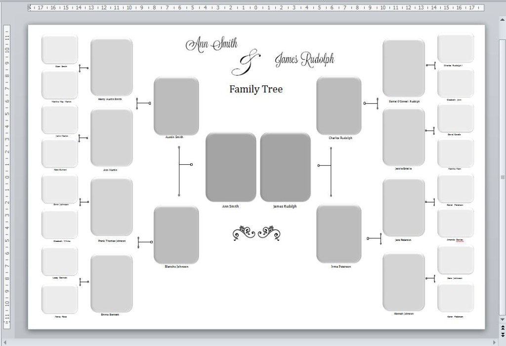 Picture Pedigree PowerPoint template