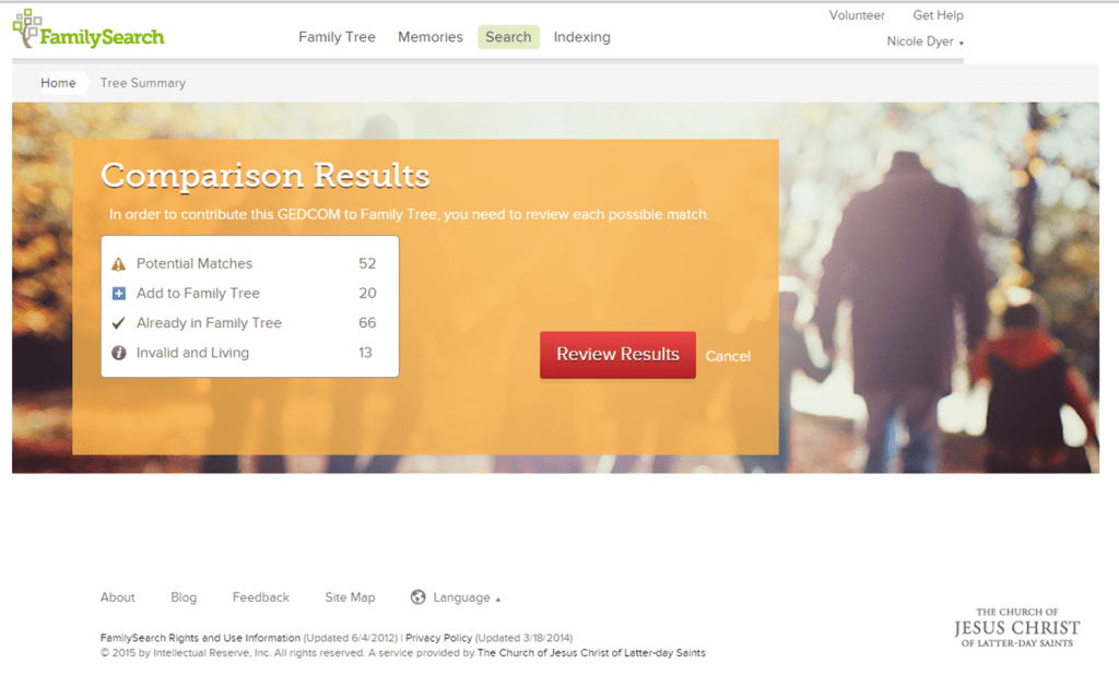 comparison results