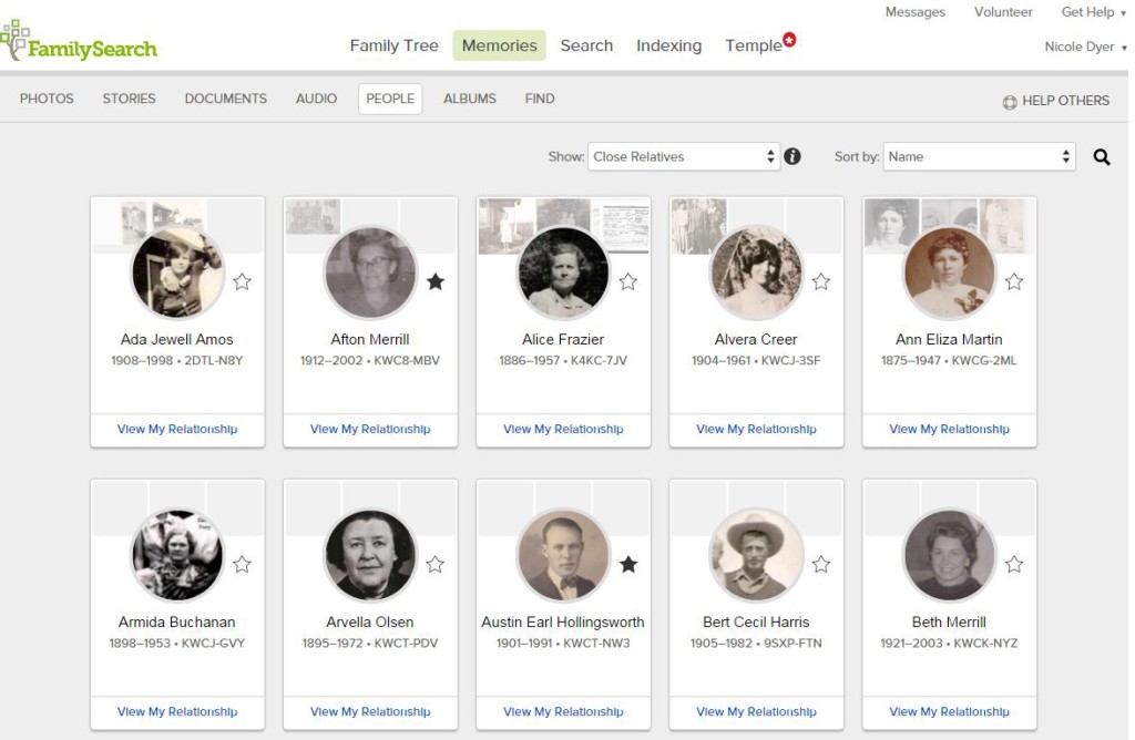 familysearch people