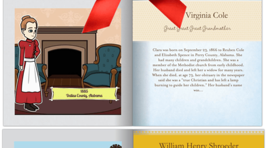 Make An Illustrated Storybook of Ancestors