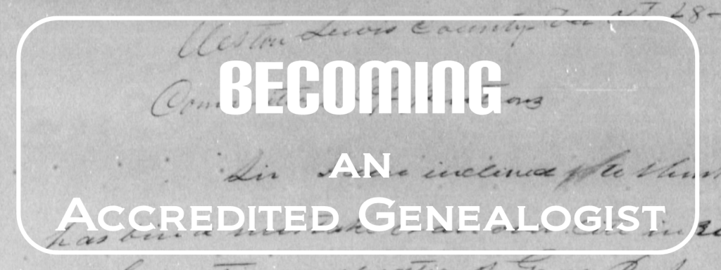 becoming accredited genealogist