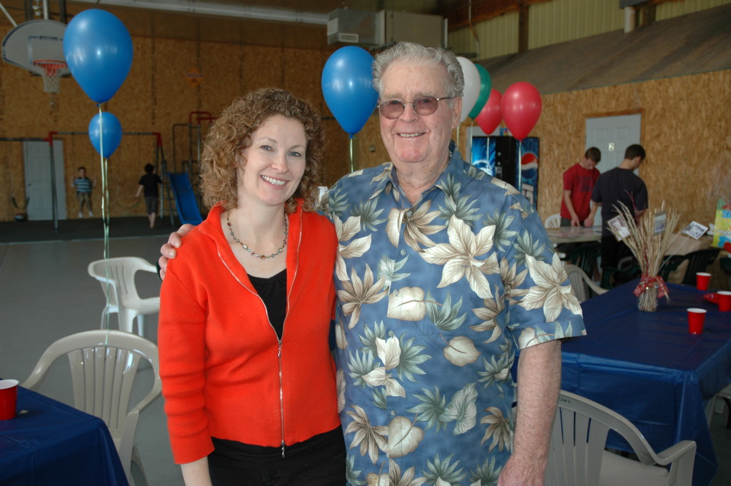 Diana and Bob, his 80th birthday