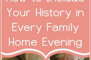 How to Include Family History in Every Family Home Evening