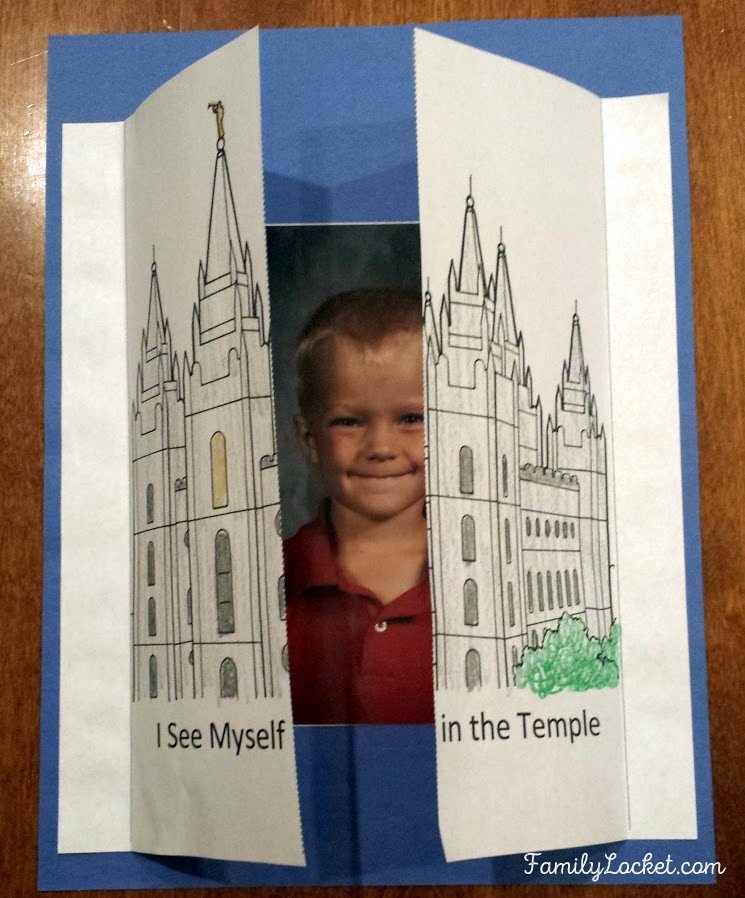 see yourself in the temple activity fhe