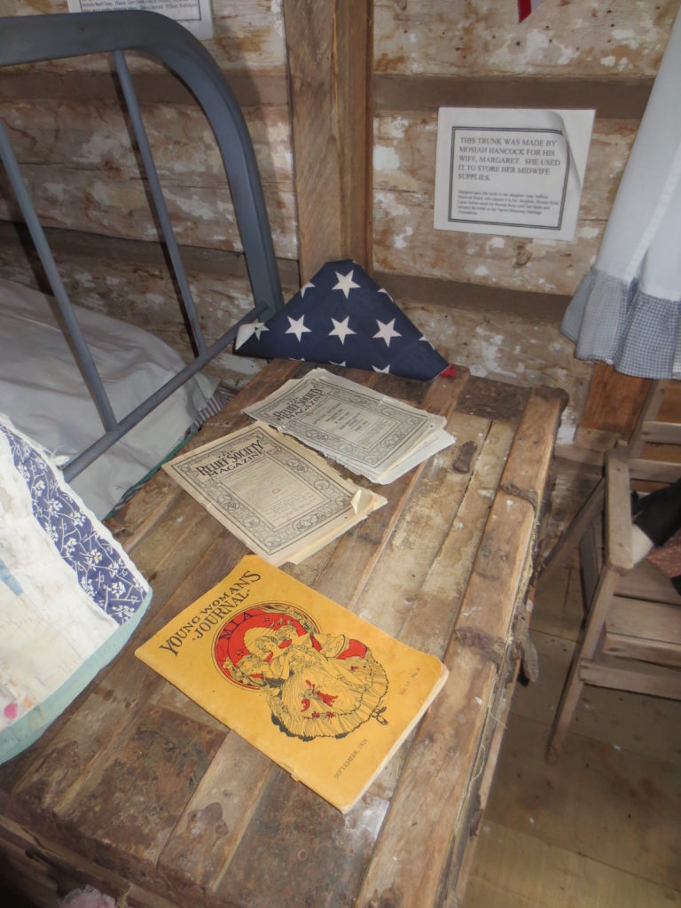 Margaret Ann McCleve Hancock widwife trunk 