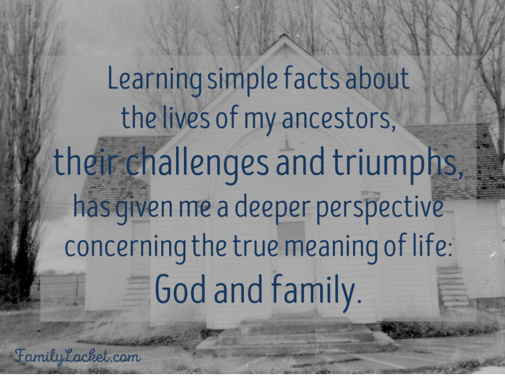 Learning about ancestors gives deeper perspective on true meaning of life