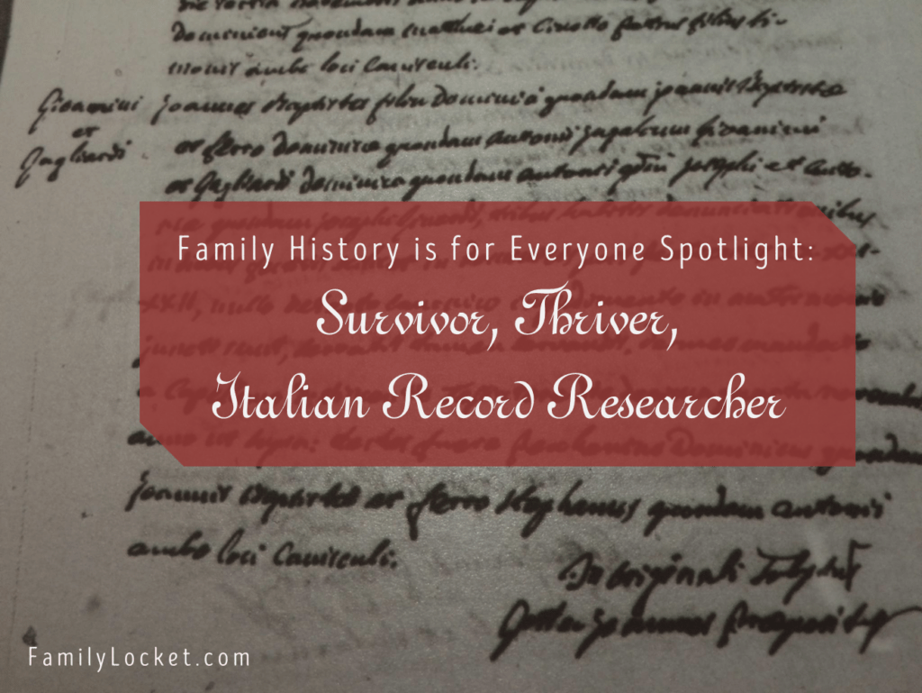 survivor thriver italian record researcher
