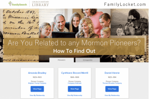 How to Find Out if You Have Mormon Pioneer Ancestors