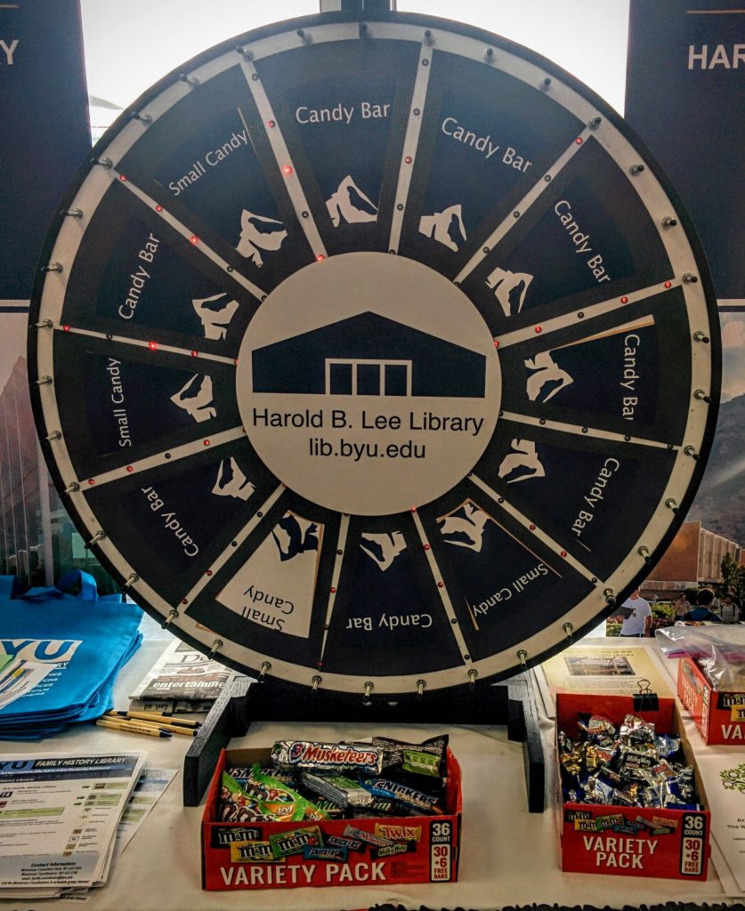 BYU library wheel