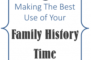 Productivity Counts: Making the Best Use of Your Family History Time