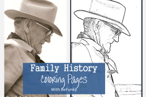 Creating Family Photo Coloring Pages with BeFunky