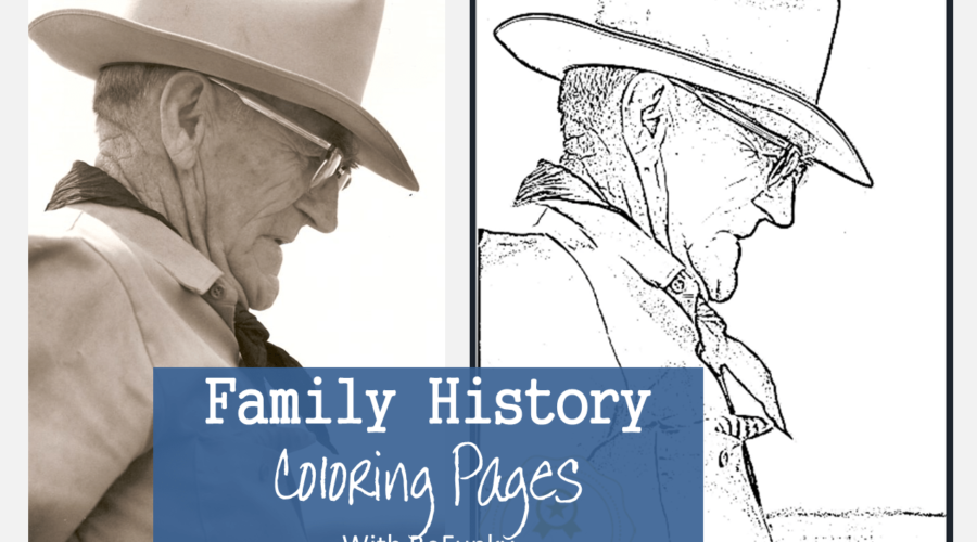 Creating Family Photo Coloring Pages with BeFunky