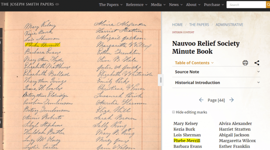How to Find Your Ancestors in Early Relief Society Records