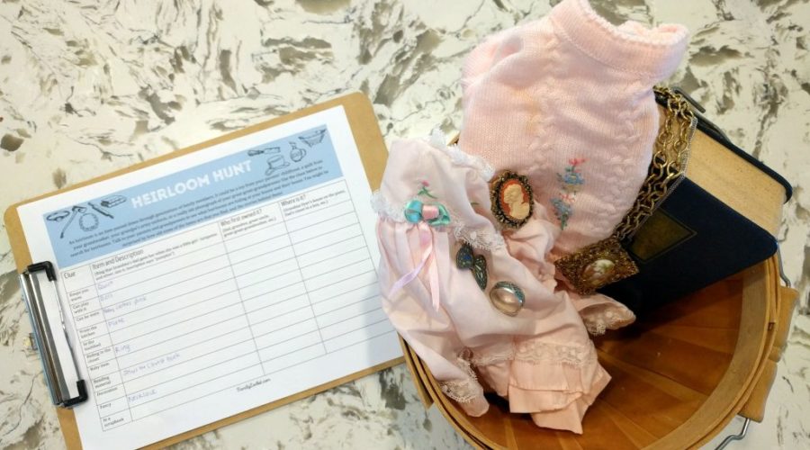 Heirloom Hunt – Family History Activity for Kids and Grandparents