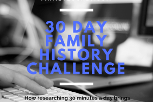My Thirty Day Challenge: How Researching 30 Minutes a Day Brought Discoveries, Joy and Clarity