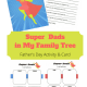 Super Dads in My Family Tree – Father’s Day Activity for Kids