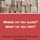 Research Like a Pro, Part 5: Where Did You Look and What Did You Find?