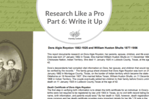 Research Like a Pro Part 6: Write it Up