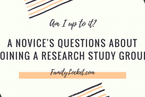 Am I Up to It? A Novice’s Questions About Joining a Research Study Group