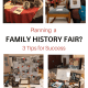 Planning a Family History Fair? 3 Tips for Success