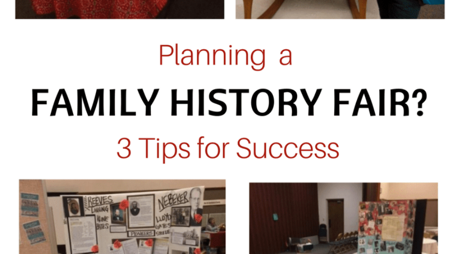 Planning a Family History Fair? 3 Tips for Success