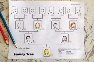 Inherited Traits Family Tree Worksheet