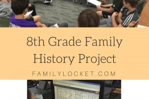 8th Grade Family History Projects in North Carolina