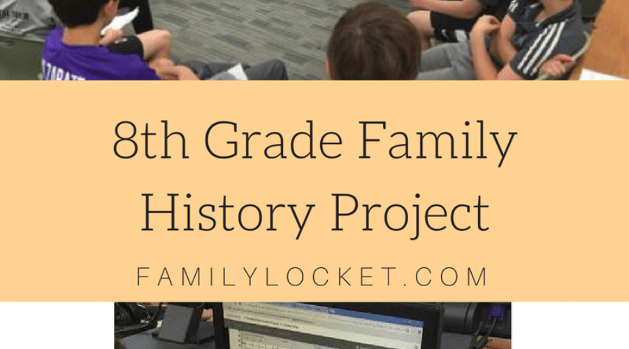 8th Grade Family History Projects in North Carolina