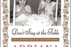 Don’t Sing at the Table: Life Lessons From My Grandmothers – Summer Book Selection