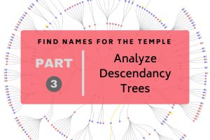 Find Names for the Temple Part 3: Analyze Descendancy Trees