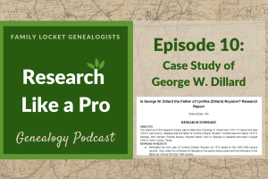 RLP 10: George W. Dillard Case Study