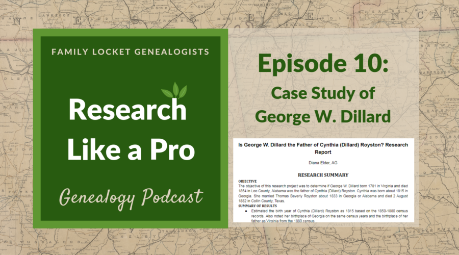 RLP 10: George W. Dillard Case Study