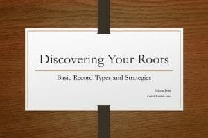 Discover Your Roots Junior High Lesson Presentation and Handout