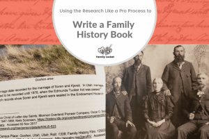Writing a Family History Book Using the Research Like a Pro Process
