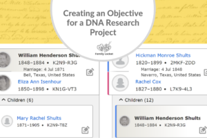 Creating an Objective for a DNA Research Project