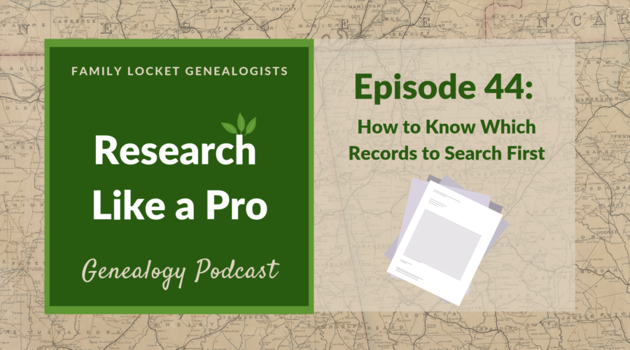 RLP 44 – How to Know Which Record to Search First