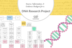 Source, Information, and Evidence Analysis for a DNA Research Project