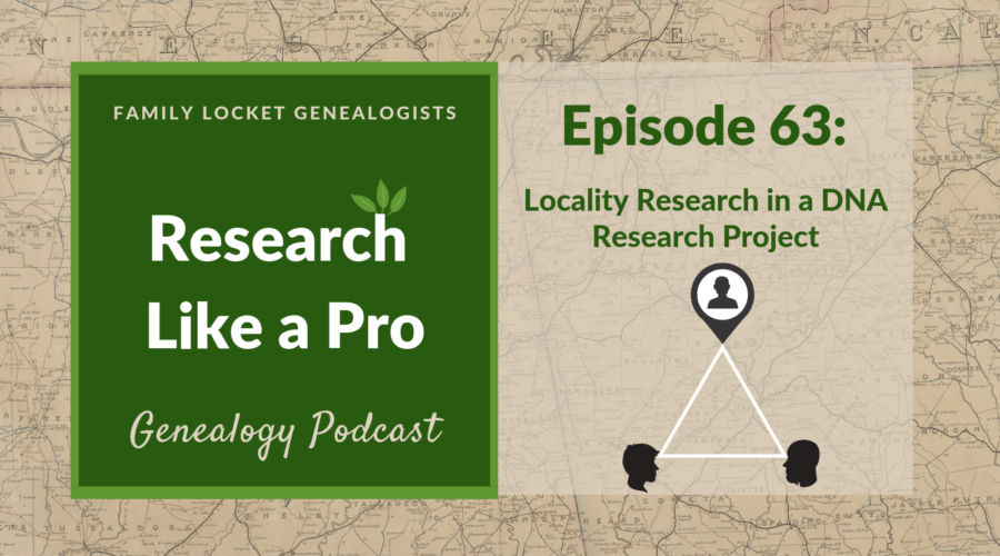 RLP 63: Locality Research in a DNA Research Project