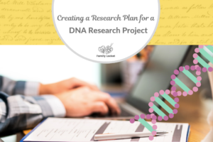 Creating a Research Plan for a DNA Research Project