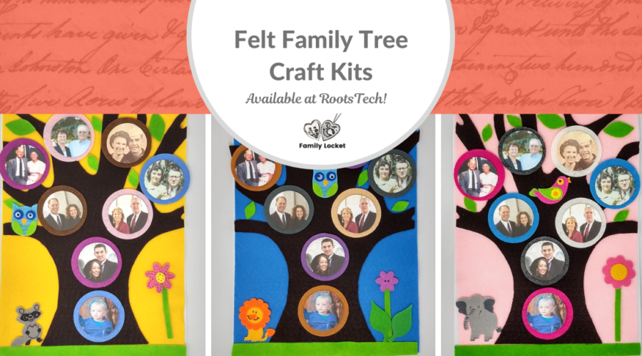 Felt Family Tree Craft Kits – Available at RootsTech