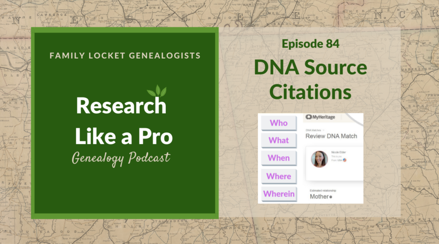 RLP 84: DNA Source Citations