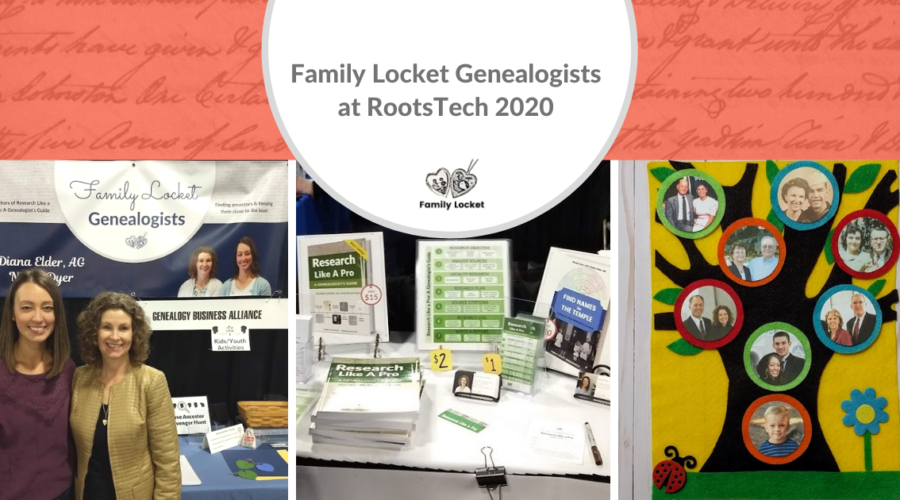 Family Locket Genealogists at Rootstech 2020