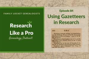 RLP 87: Using Gazetteers in Research
