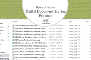 How to Create a Digital Document Storing Protocol