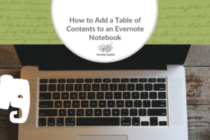 Adding a Table of Contents to an Evernote Notebook