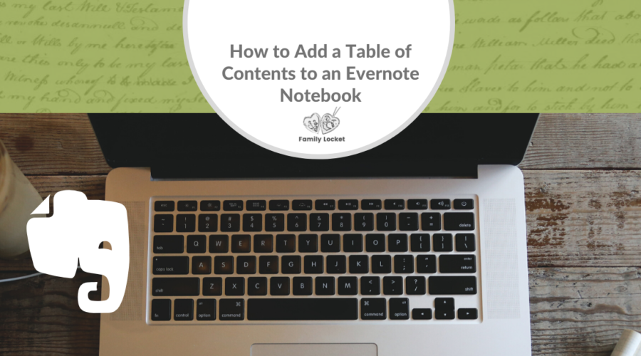 Adding a Table of Contents to an Evernote Notebook