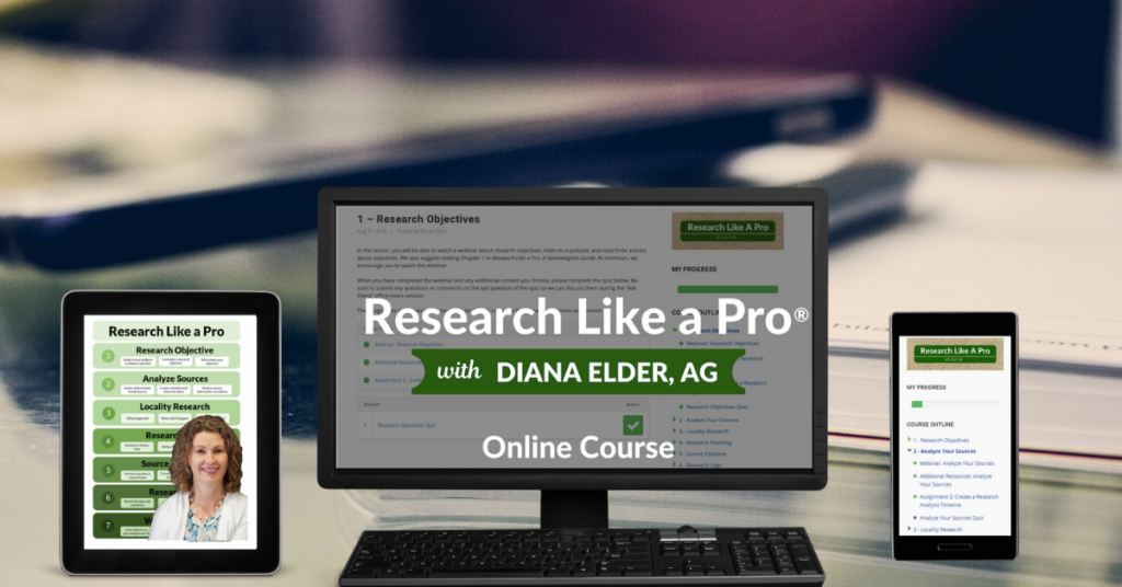 genealogy class course study group