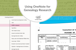 Using OneNote for Genealogy Research