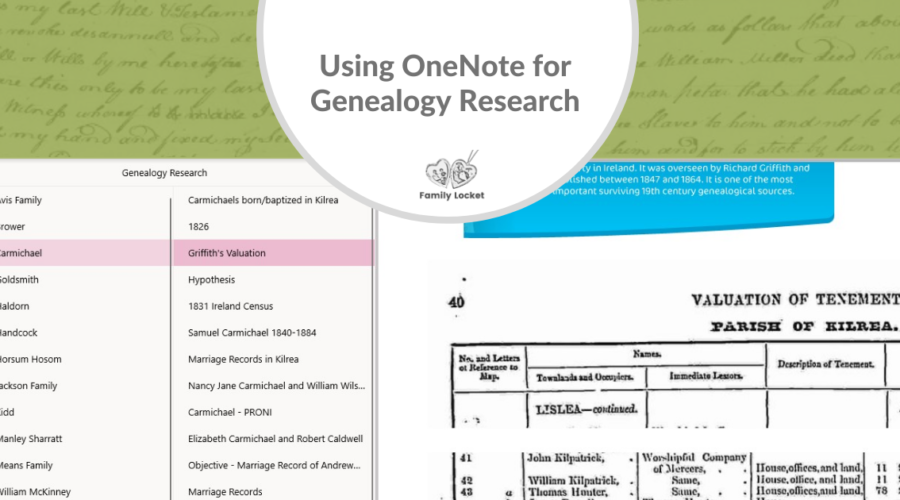 Using OneNote for Genealogy Research