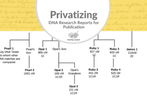 Privatizing DNA Research Reports for Publication